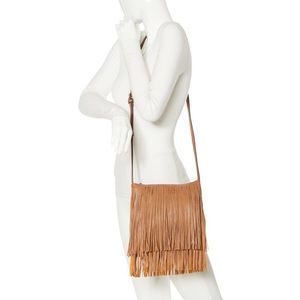 CARLOS SANTANA • Fringe Tassel Crossbody Handbag Purse